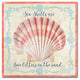 Jean Plout ''Sea Shells 1'' Canvas Art, 14x14