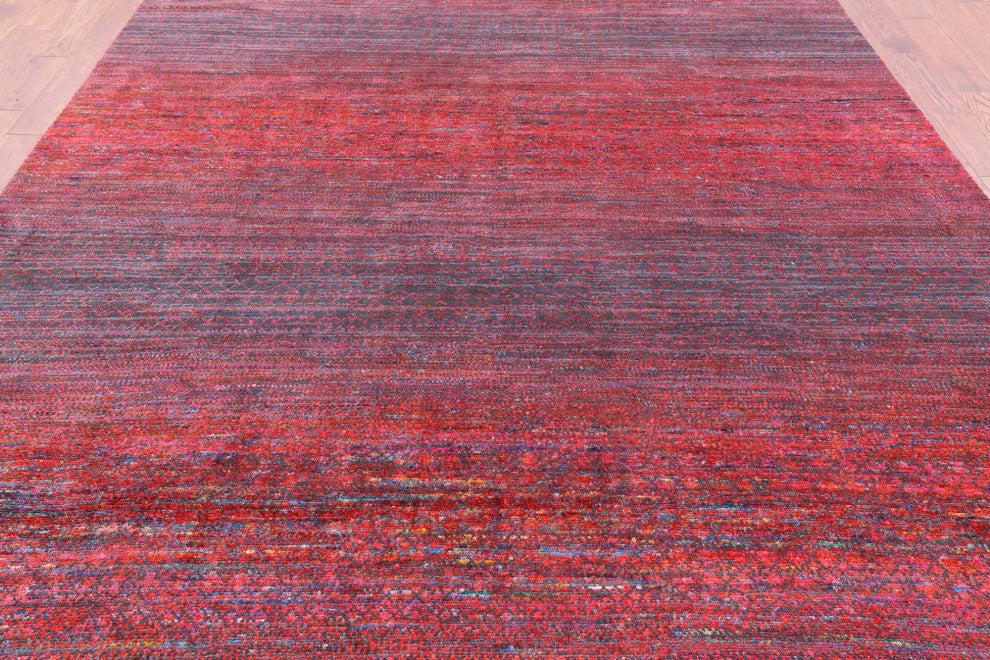 Savannah Grass Handmade Wool & Silk Rug 8' 9" X 11' 7" - Q15444