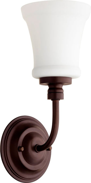 Quorum Rossington 1-Light Wall Mount, Oiled Bronze