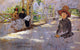 William Merritt Chase Women under Trellis (unfinished) Gallery Wrapped Canvas