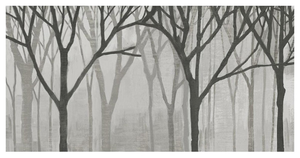"Spring Trees Greystone IV" Digital Paper Print by Kathrine Lovell, 50"x26"