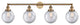 INNOVATIONS LIGHTING 215-BB-G202-8 Beacon 4 Light 44 inch Bath Vanity Light