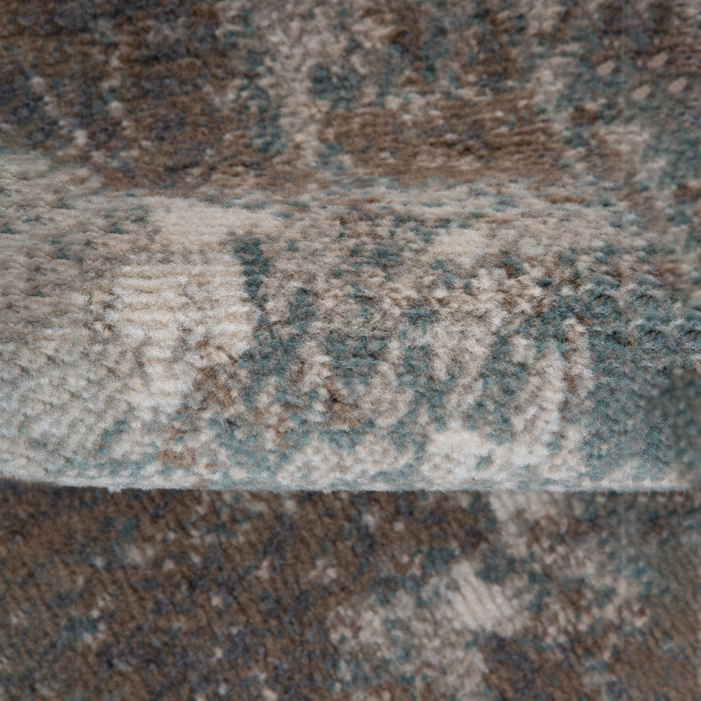 Alpine Bella Area Rug, Brown, 7'10" x 10'2", Abstract