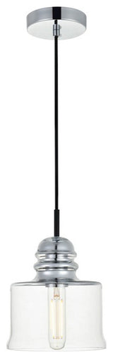 Elegant Kenna 1-Light Chrome Pendant