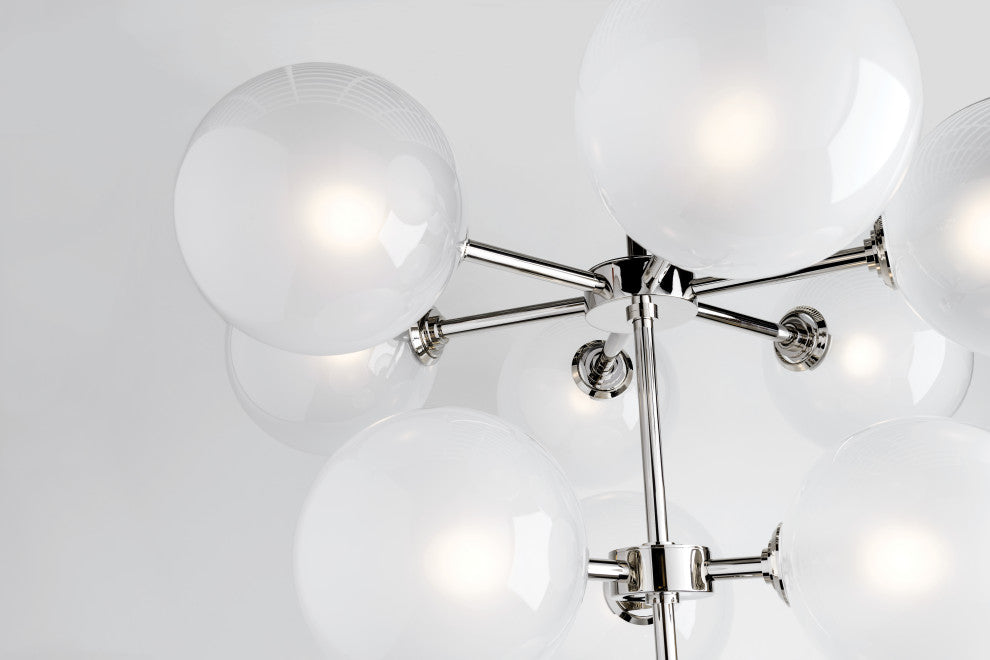 Ashleigh LED Chandelier, Finish: Polished Nickel