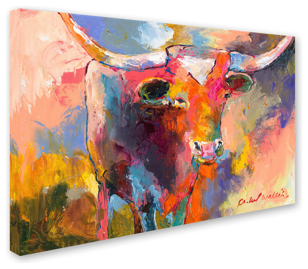 Richard Wallich 'Steer' Canvas Art, 32 x 22