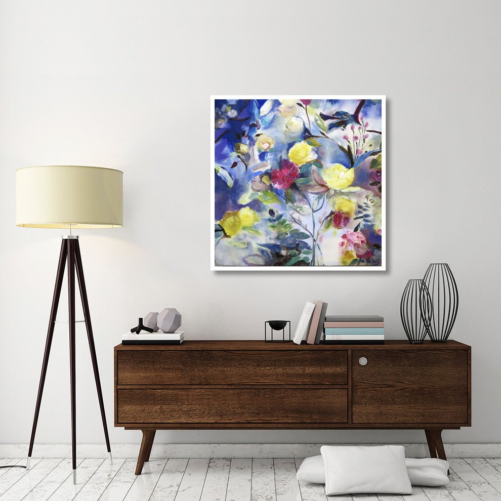 "Lovers Lane" Digital Paper Print by Joan Elan Davis, 42"x42"
