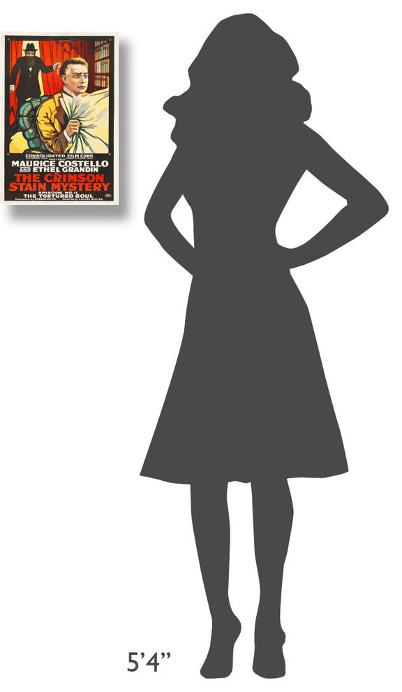 "The Crimson Stain Mystery" Canvas by Hollywood Photo Archive, 12x18"