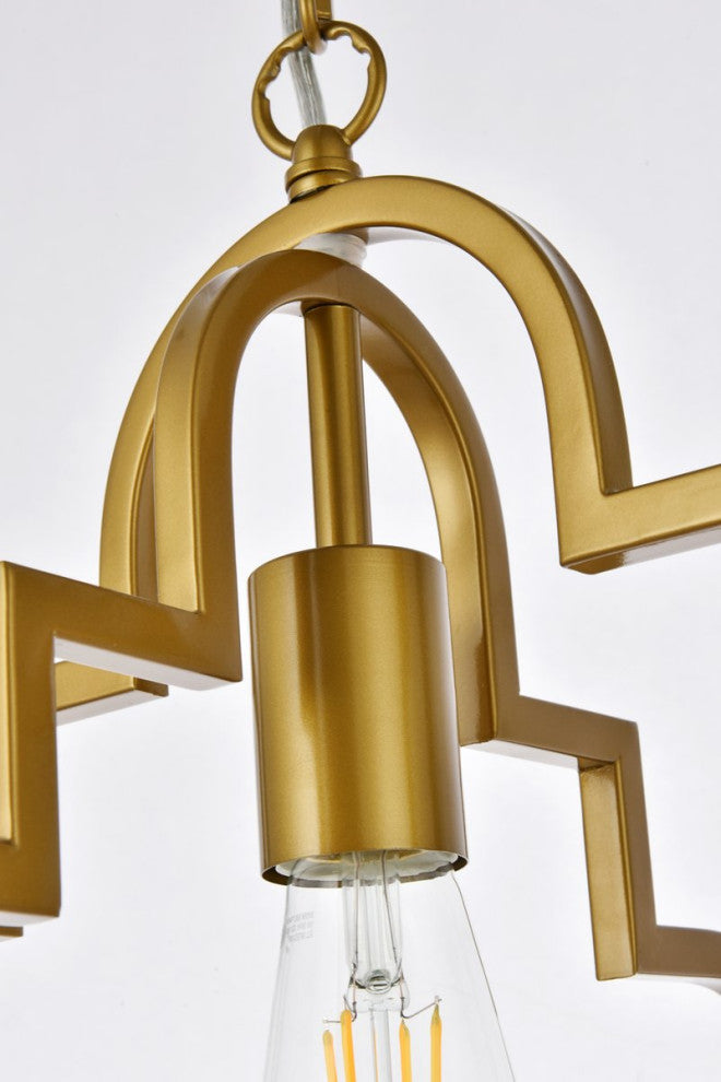 Sophie 1-Light Pendant, Brass