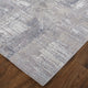 Weave & Wander Inger Rug, Gray/Blue, 4' x 6' Rug