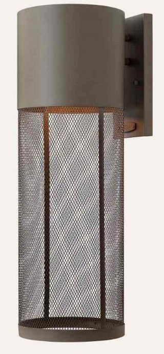 Aria 1-Light Outdoor Wall Sconce, Buckeye Bronze
