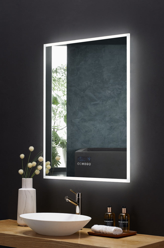 Immersion LED Frameless Mirror, 30"