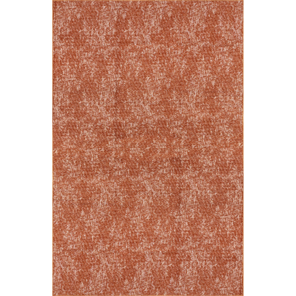 Nuloom Elspeth Casual Faded Washable Rug, Burnt Orange 7' 3" x 9' 3"