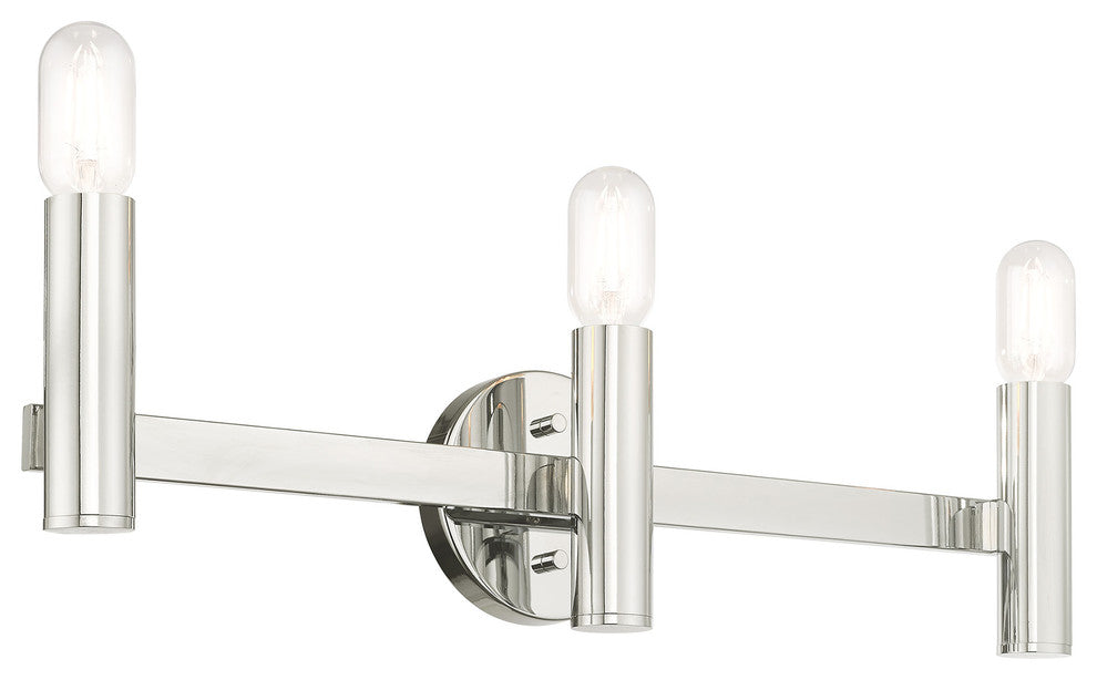 Livex Lighting Polished Chrome 3-Light ADA Bath Vanity