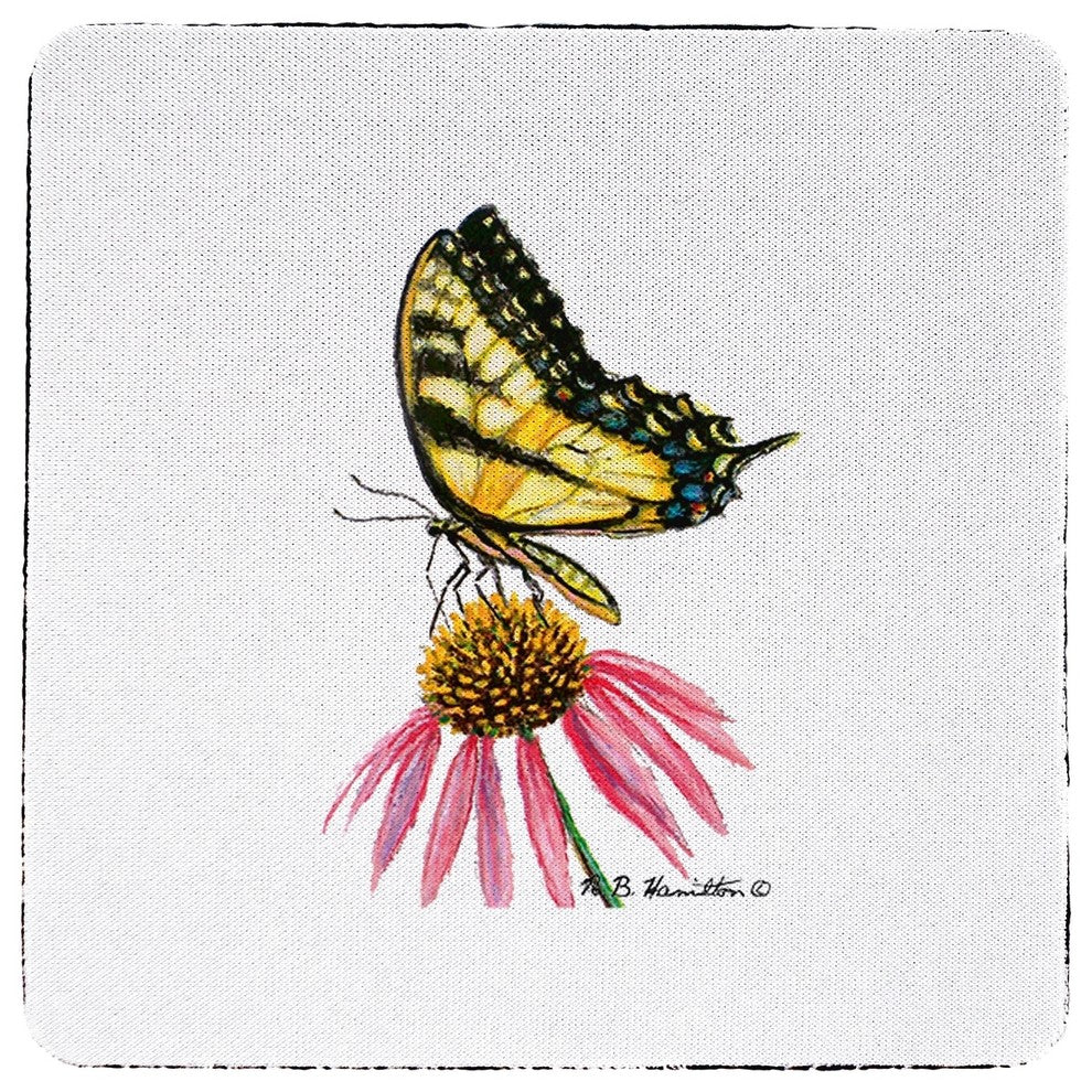 Tiger Swallowtail Coaster - 3 Sets of 4 (12 Total)