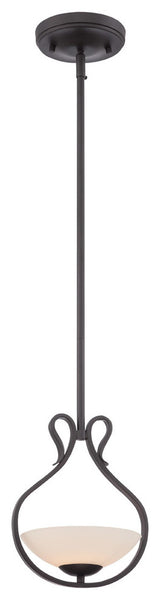 Galena 1 Light 9 inch Oil Rubbed Bronze Mini Pendant Ceiling Light