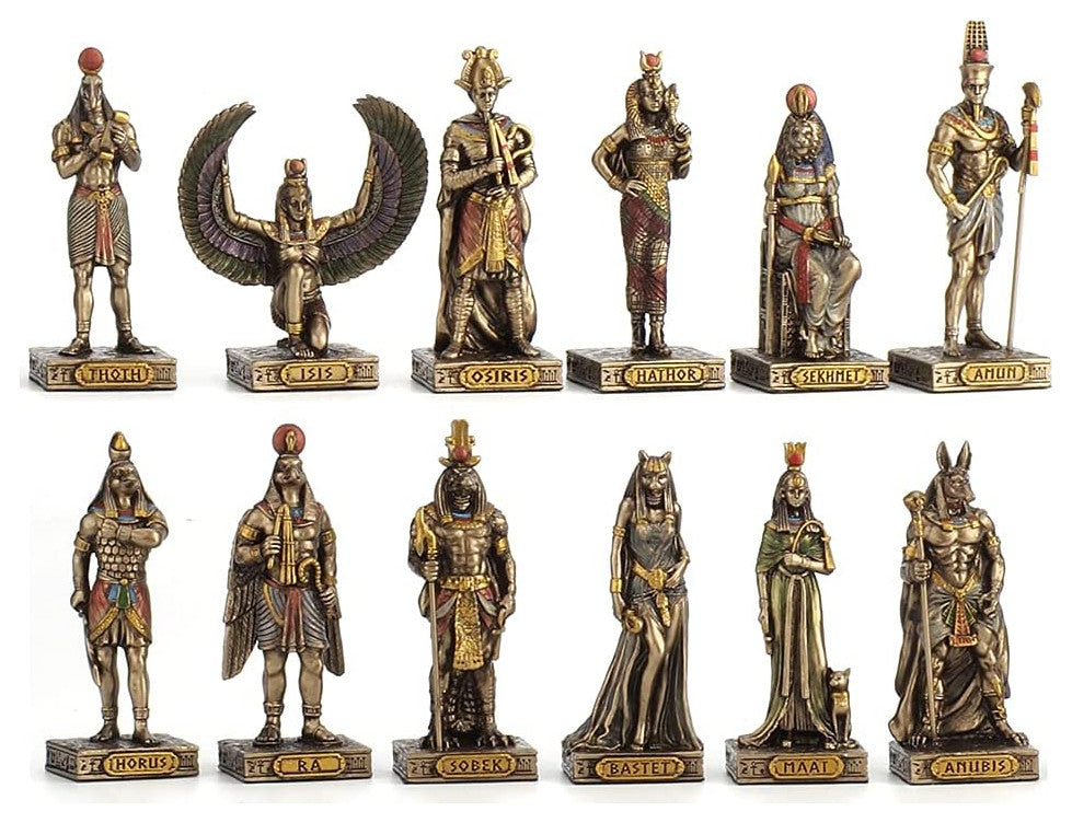 Egyptian Gods Set -  Classic Statue Sculpture