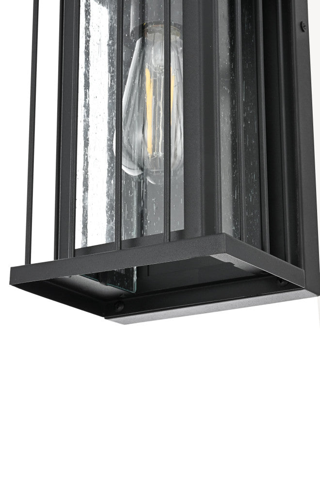 Home Living 6.5" Outdoor Wall Sconce, Black