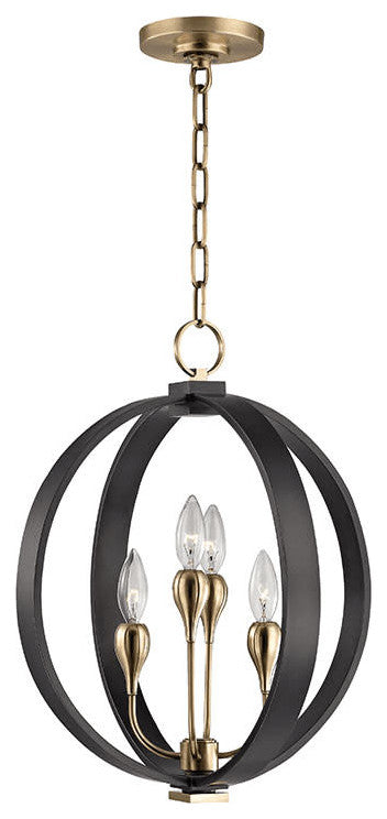 Hudson Valley Lighting 6716 Dresden 4 Light 16"W Taper Candle - Aged Old Bronze