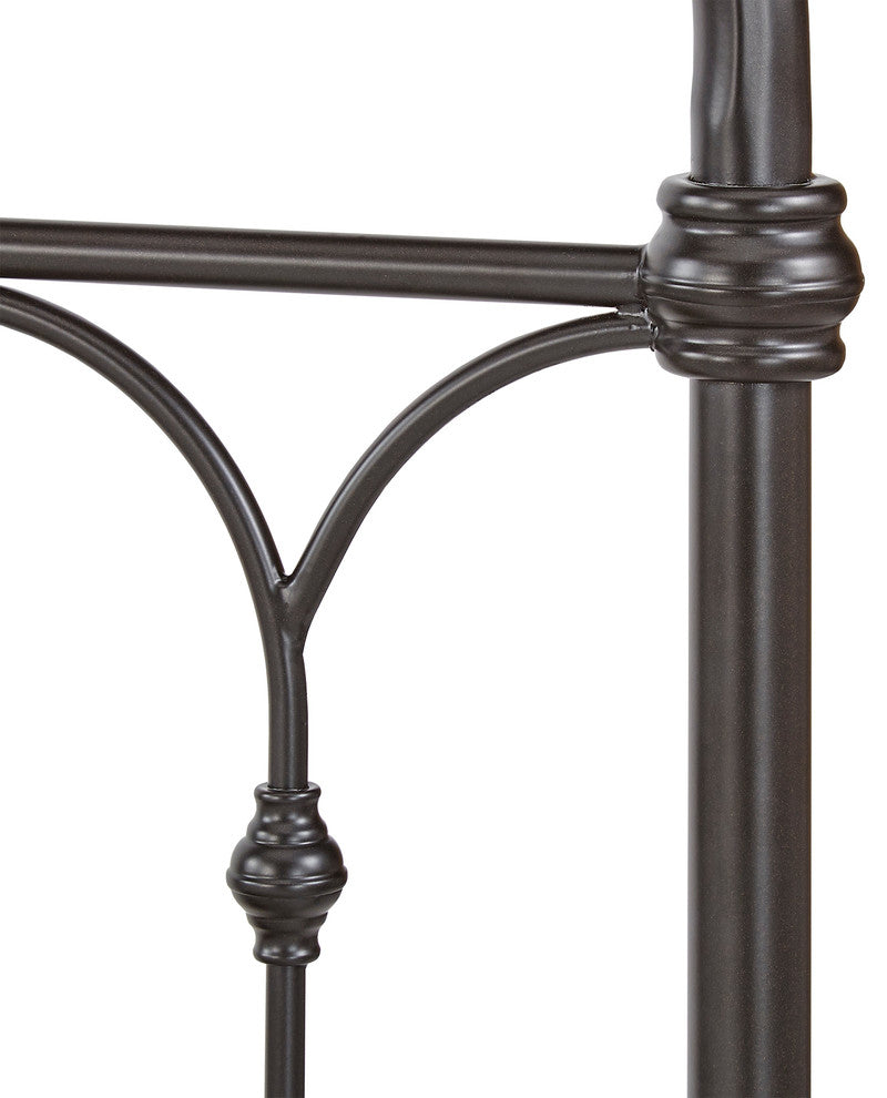 Maverick Rustic Metal Bed, Dark Bronze, Full