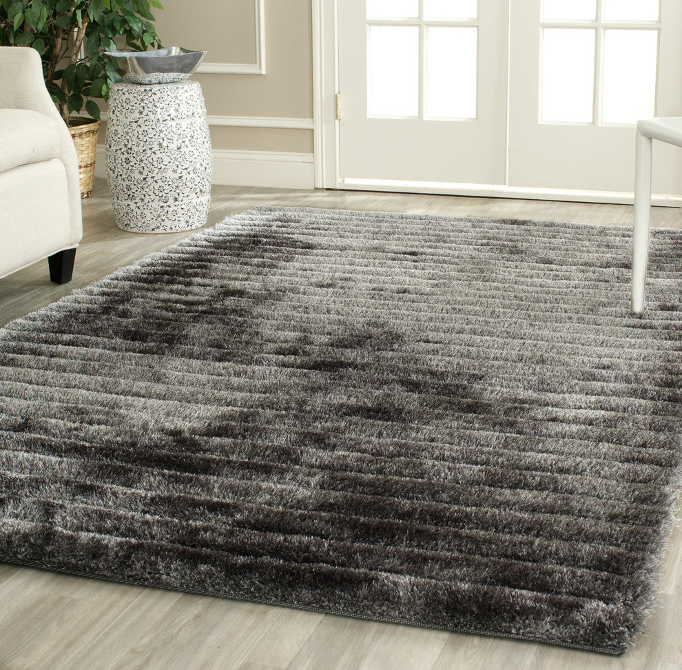 Safavieh Shag 500 SG554C 6'' Square Silver Rug
