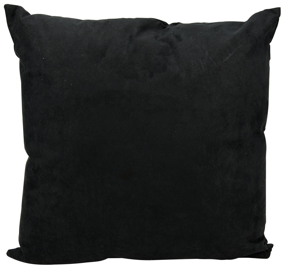 Mina Victory L1293 Throw Pillow, Black, 18" x 18"