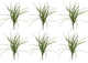 6 Pieces 15" Glitter Pigeon Bush Christmas Spray, Green