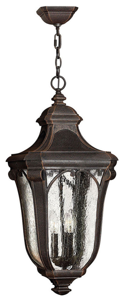 Hinkley Trafalgar Large Hanging Lantern, Mocha