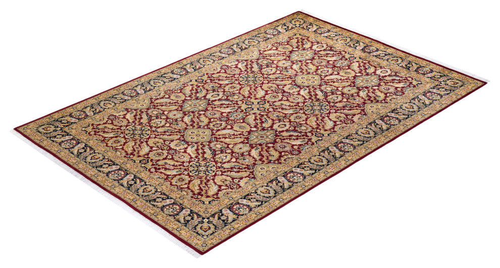 MOGUL, Hand Knotted Area Rug 9' 3" X 6' 1"