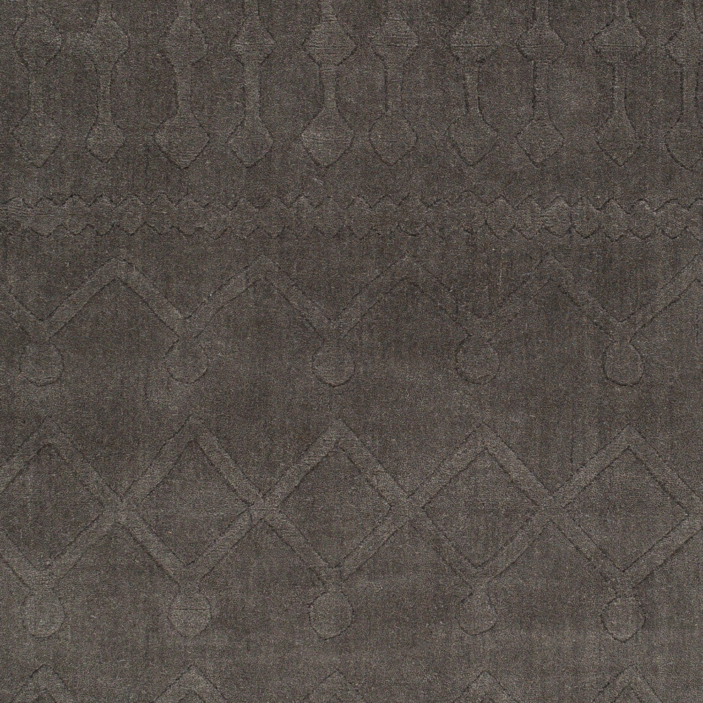 Surya Taraash TRH-2302 2'6"x8' Rug, Charcoal