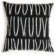 Sadza Lines Pillow Ebony Black
