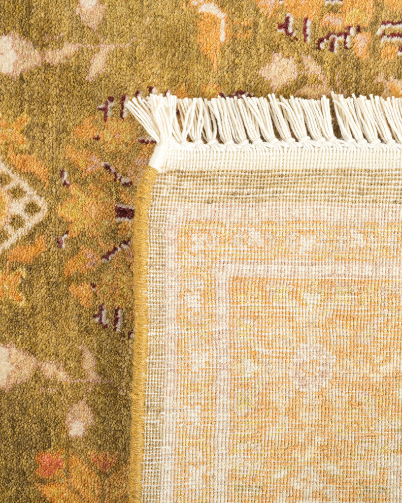 Remi, One-of-a-Kind Hand-Knotted Area Rug Green, 6'1"x9'1"