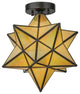 12 Wide Moravian Star Flushmount