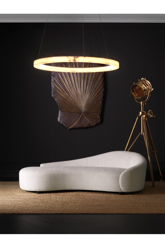 White Modern Curved Sofa | Eichholtz Rivolo