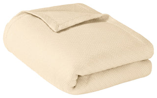 Madison Park Blanket With 1" Self Hem, Ivory, Full/Queen