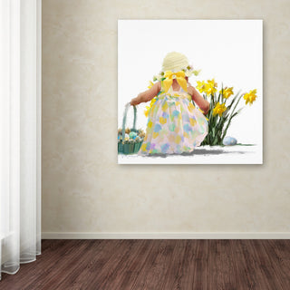 The Macneil Studio 'Easter Egg Hunt' Canvas Art, 24"x24"