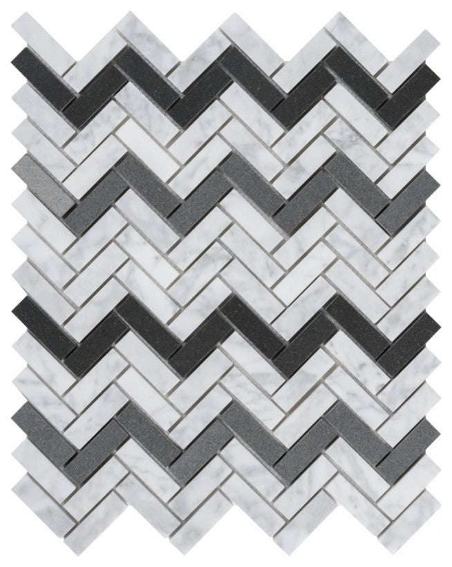 12"x12" Richter Imagination Mosaic, Set Of 4, Black n White