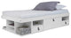 Memomad Bali Storage Platform Bed with Drawers (Twin Size, Off White)