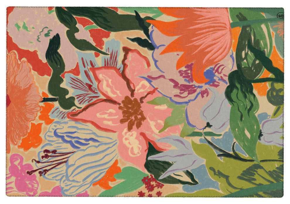 sandrapoliakov SUMMER BOUQUET II Area Rug