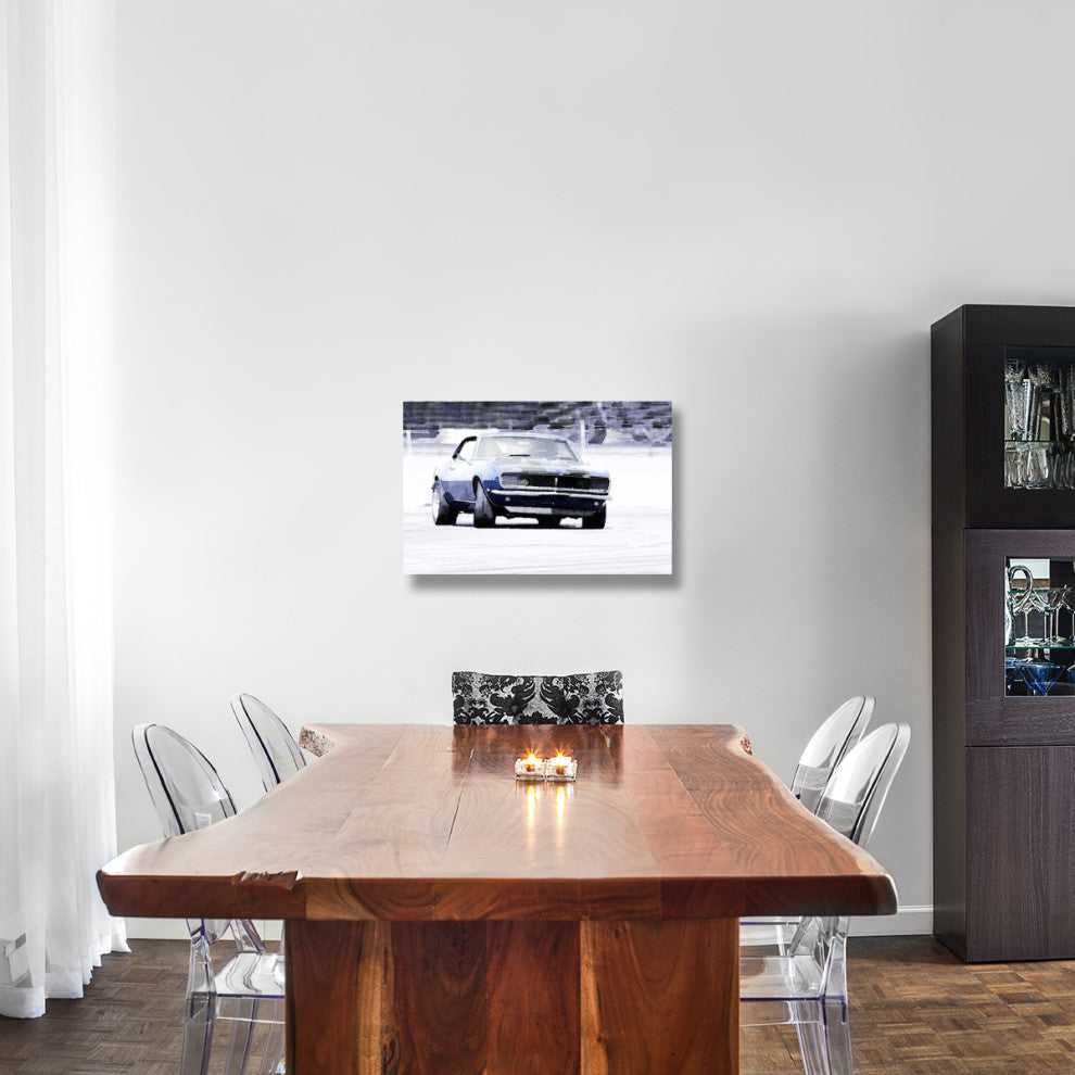 "1968 Chevy Camaro Watercolor" Fine Art Print