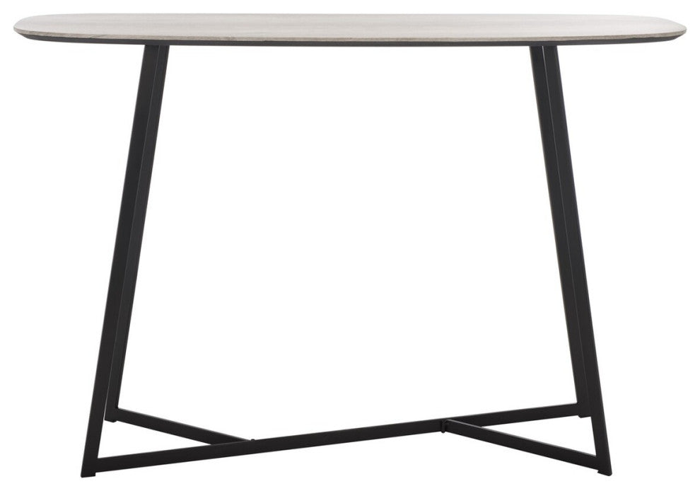 Safavieh Arrington Console Table, White Oak/Black