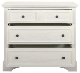 Farmhouse Basics 3 Drawer Chest, Rustic White