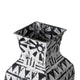 Global/Boho Textured Metal Table/Floor Vase, Set of 2