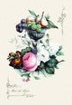 Fruit with Roses - Fine Art Giclee Print 24" x 36"