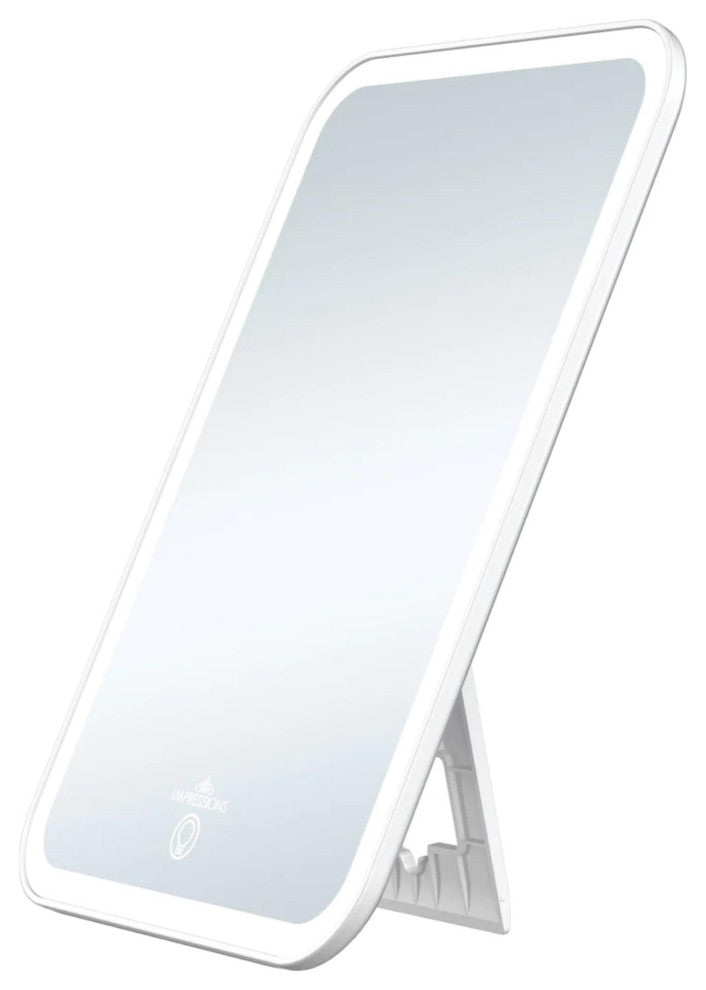 Icon LED Makeup Mirror with Lights, White