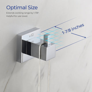 Cube Bathroom Robe Hook KBA1501, Chrome