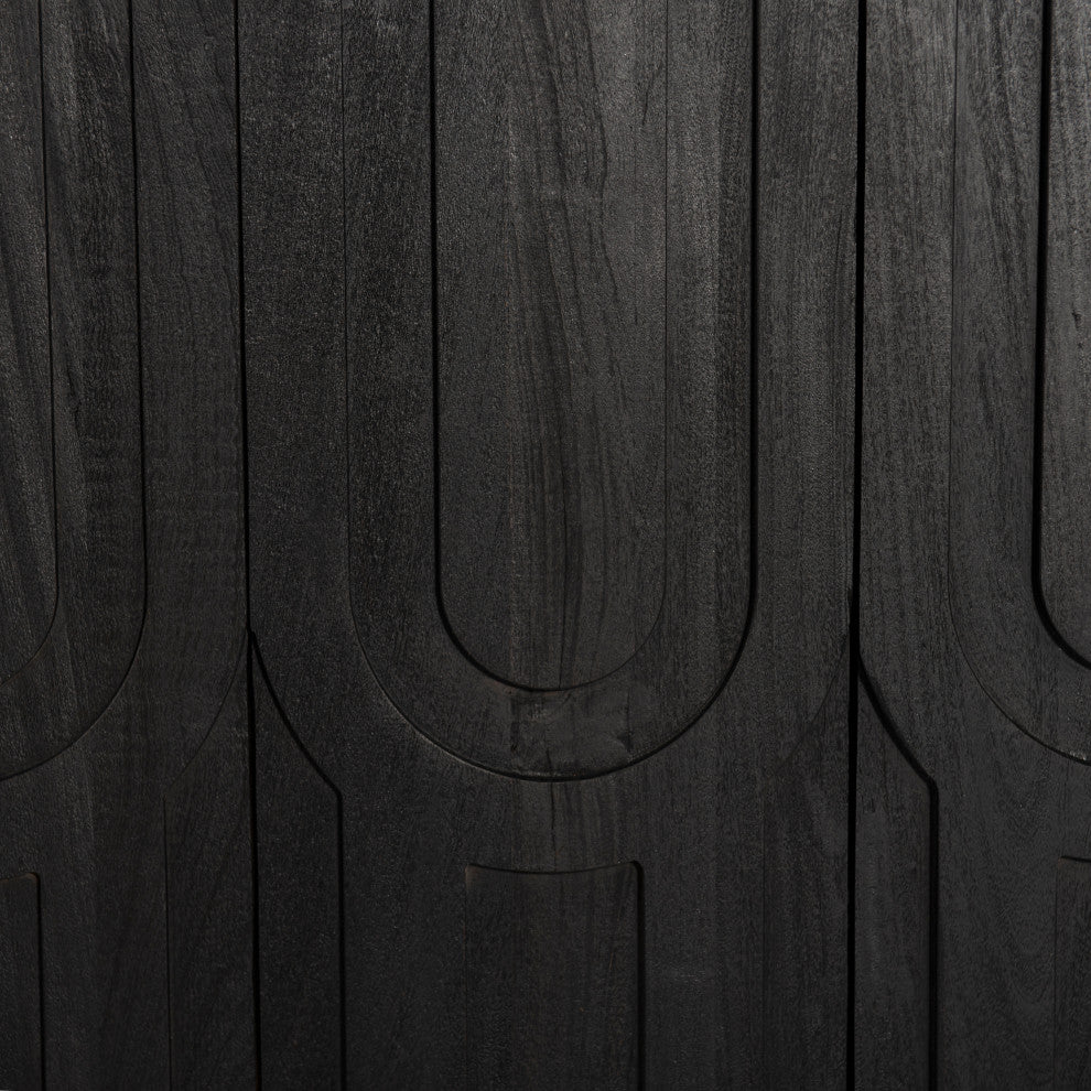 Rivka Media Console-Dark Totem