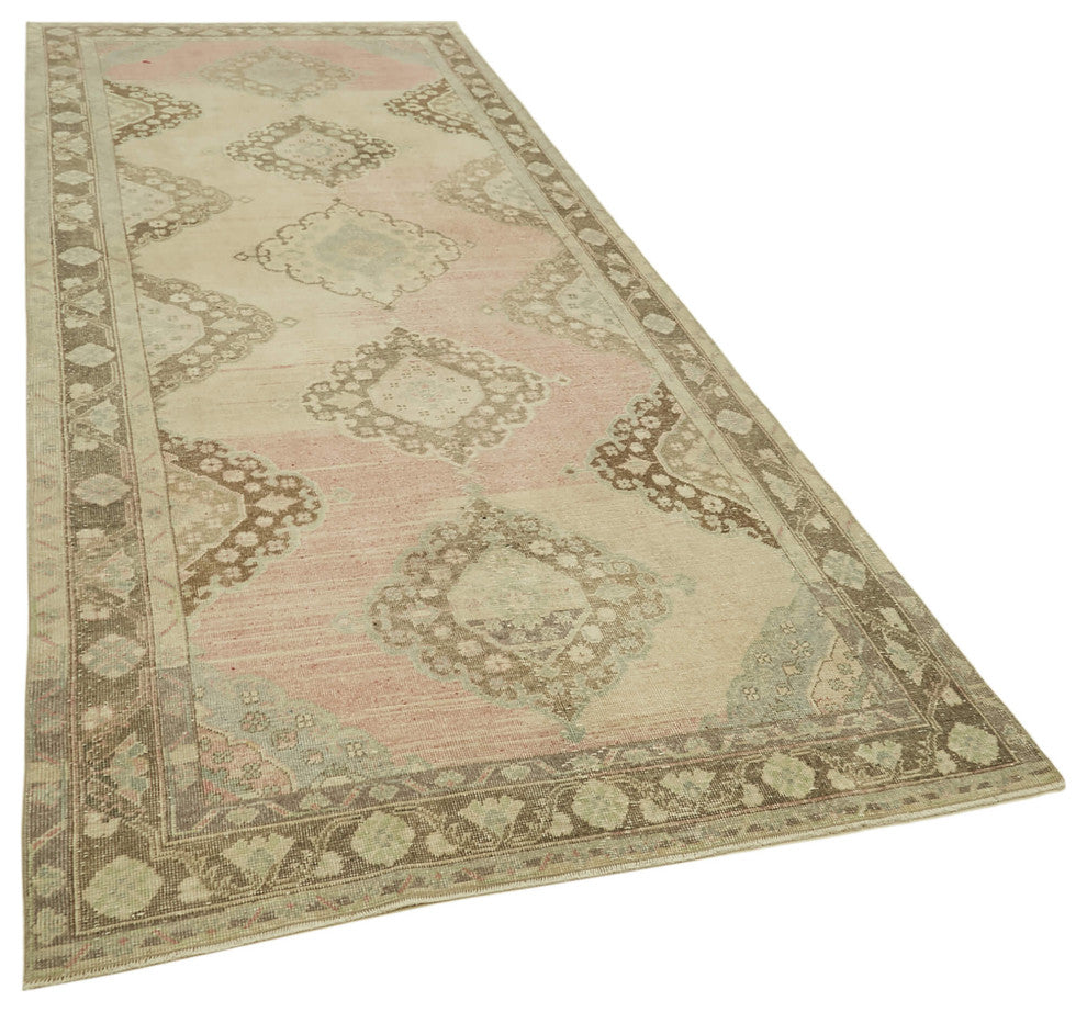 Rug N Carpet - Handwoven Oriental 4' 8" x 12' 3" Antique Runner Rug