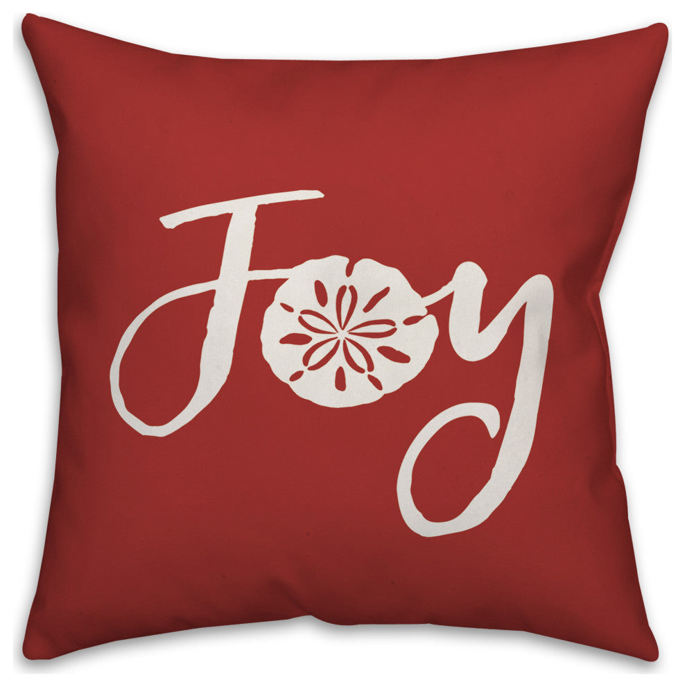 Joy Sand Dollar 18x18 Spun Poly Pillow