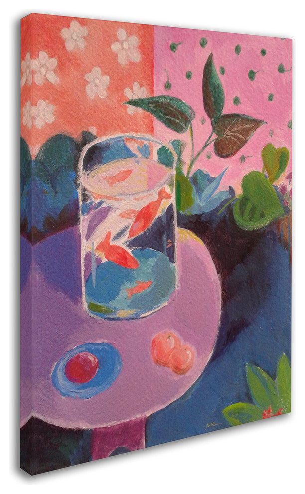 'Goldfish' Canvas Art by Sheila Golden
